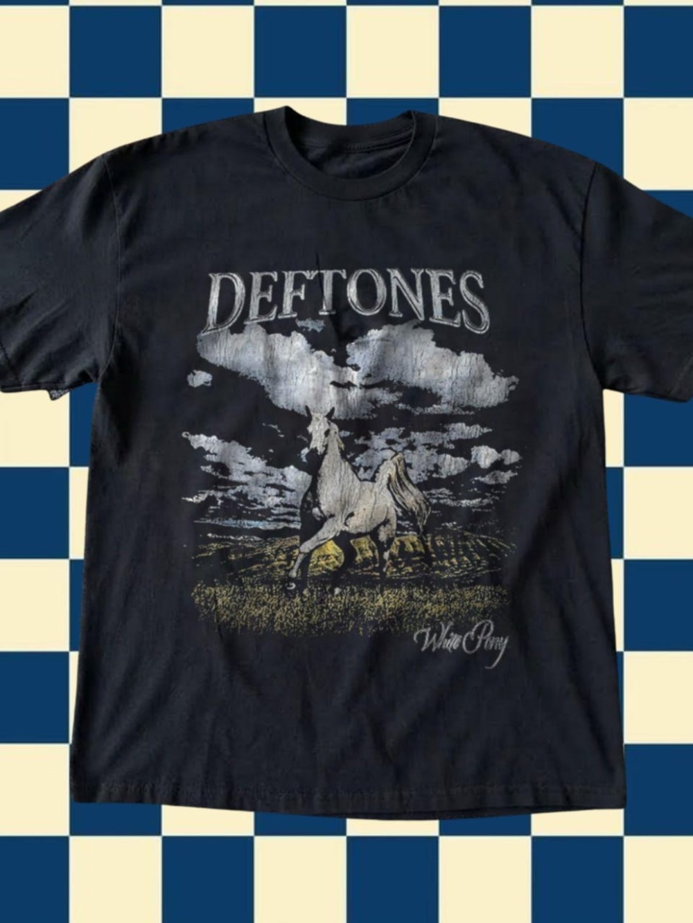 Gildan Black Deftones White Pony Graphic Tee